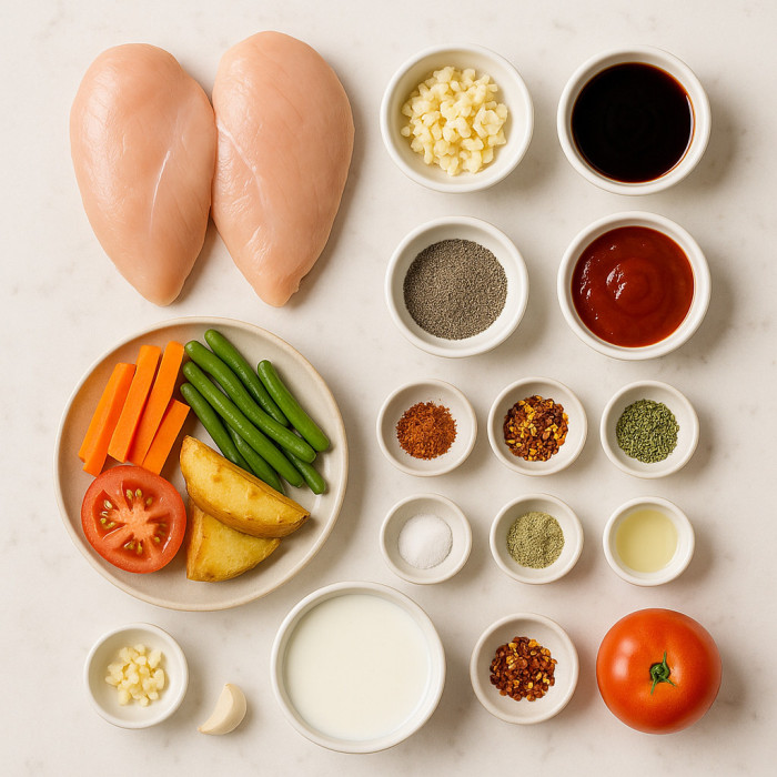 Tender Chicken Steak ingredients