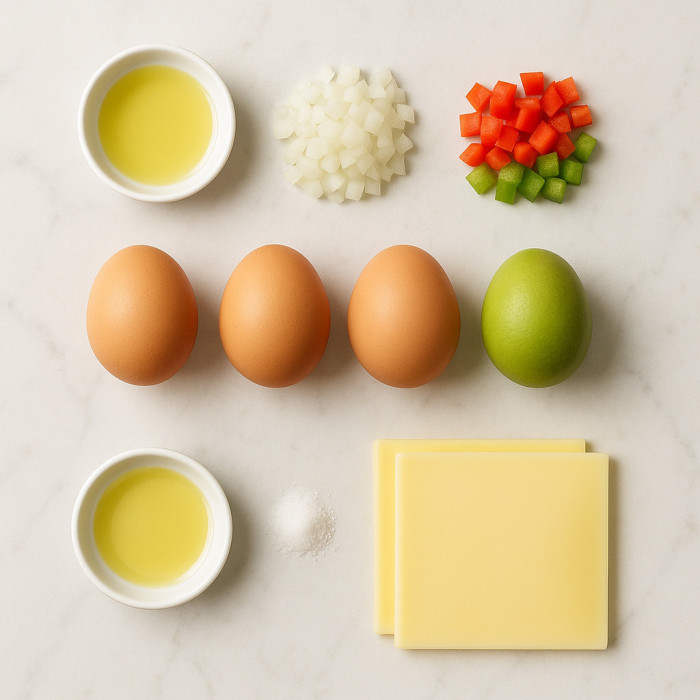 Omelet with Cheese ingredients