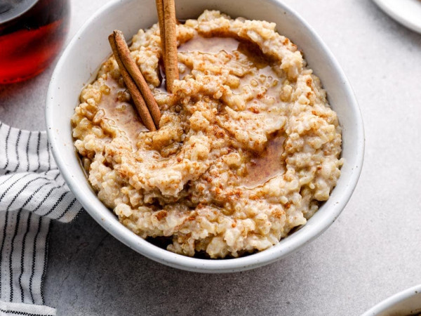 Hearty Rice and Quinoa Pudding for Breakfast