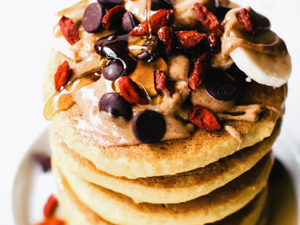 Fluffy Pumpkin Quinoa Pancakes