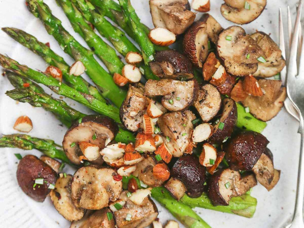 Asparagus Tots Cooked in an Air Fryer