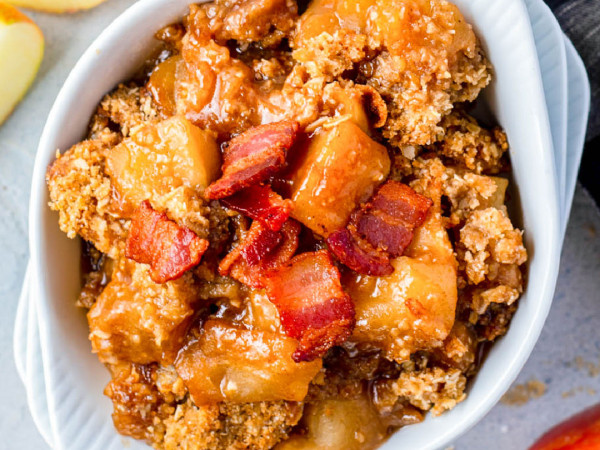 Apples with Crispy Bacon