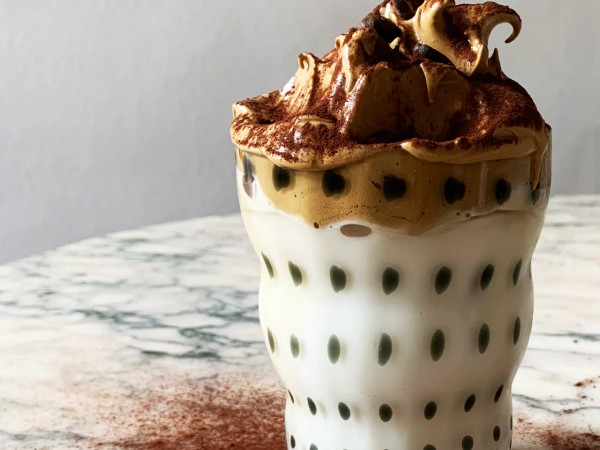 Dalgona Style Cocktail