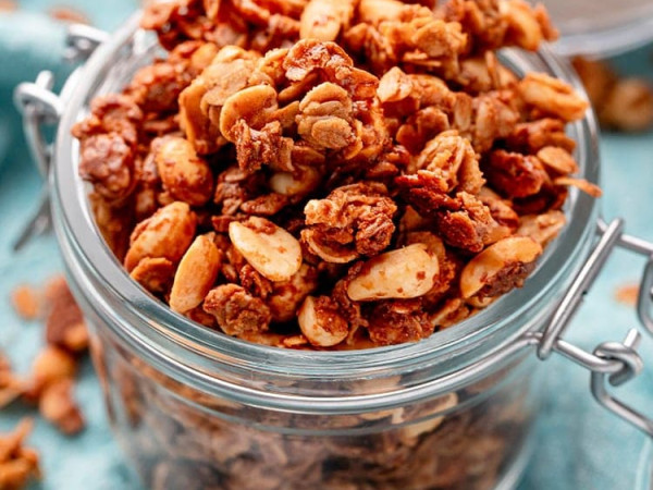 Peanut Butter Granola Made with PAM®