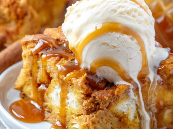Crunchy Pumpkin Pudding Dessert
