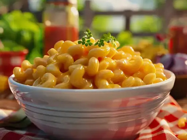 Macaroni and Cheese with Memphis Chicken