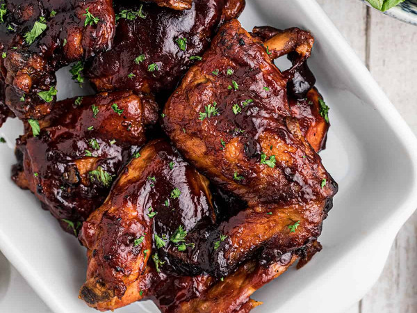 Smothered BBQ Chicken from Kansas City, Grilled to Perfection