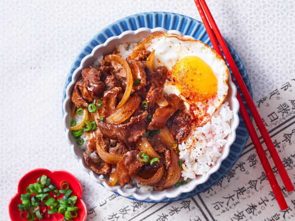 Beef Gyudon: A Japanese Rice Bowl