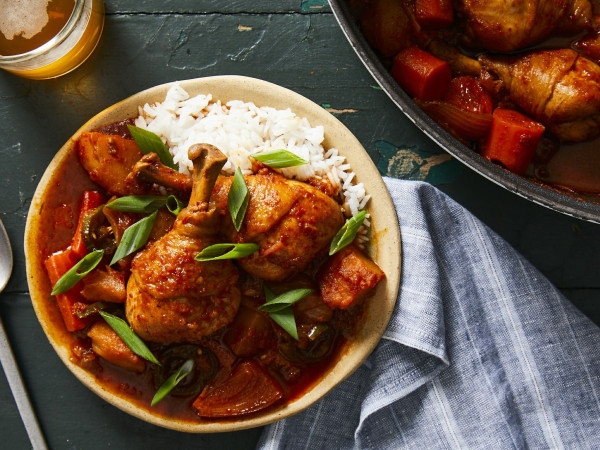 Korean Spicy Chicken Stew (Dak Dori Tang)