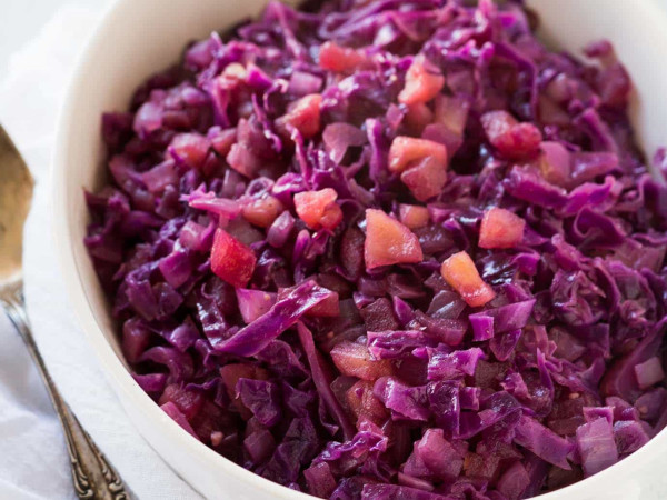 Sautéed Red Cabbage with Apples