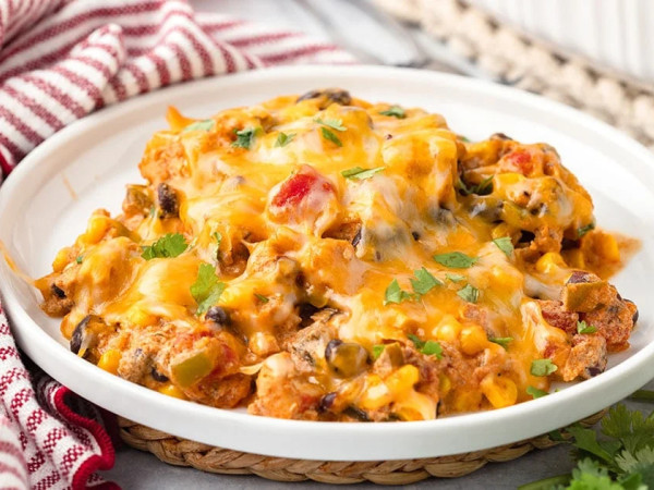 Casserole with Shredded Chicken