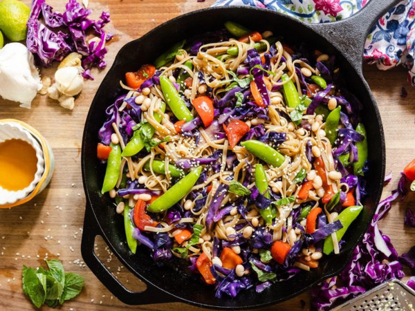 Rainbow Veggie Bean Dish