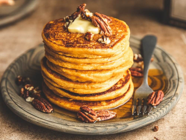 Morning Pancakes Featuring Sweet Potatoes