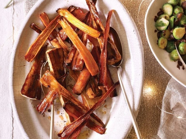 Carrots Roasted in Balsamic and Brown Sugar