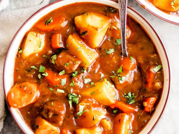 Hearty Vegan Stout Stew