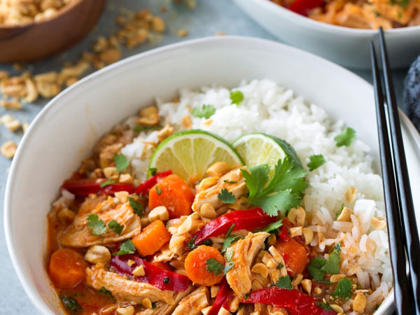 Becky’s Gluten-Free Thai Chicken Curry in the Slow Cooker