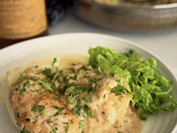 Gentle Whiskey Chicken with a Hint of Sweetness