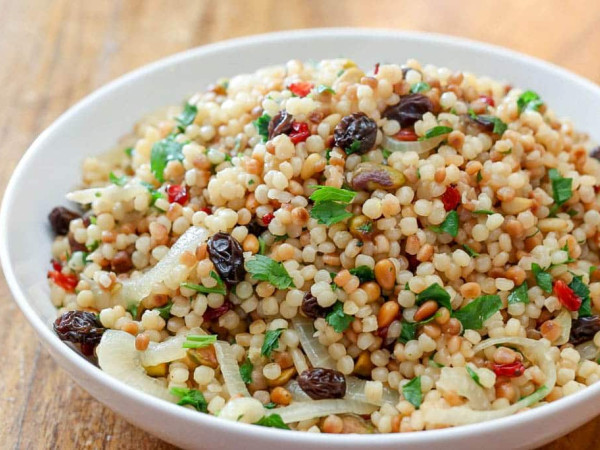 Cinnamon Infused Israeli Couscous