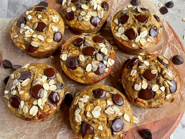 Chocolate Chip Oat Muffins Made Without Gluten