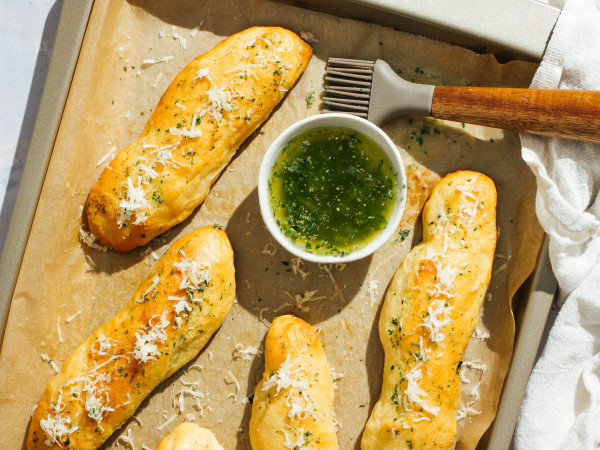 Breadsticks with Parmesan and Herbs