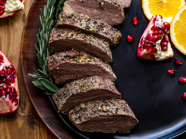Grilled Bison Tenderloin and Cherry-Onion Chutney