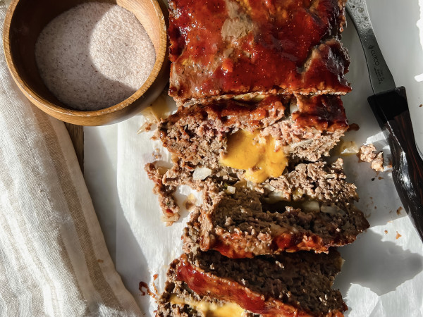 Cheese-Stuffed Meatloaf