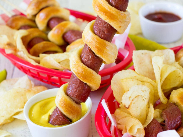 Hot Dog Appetizers with a Bourbon Twist