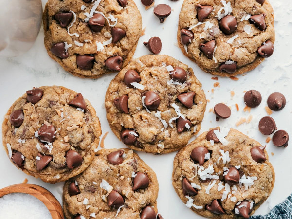 Delicious Oatmeal Cookies Loaded with Coconut and Chocolate Chips