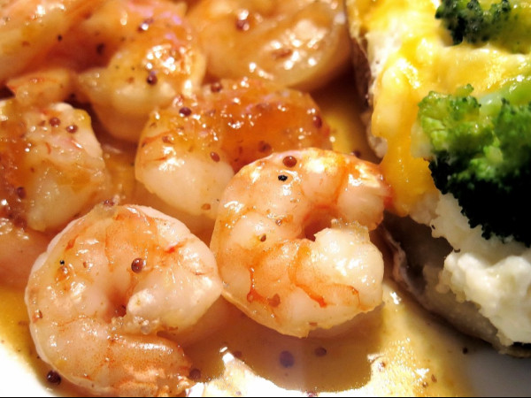 Shrimp in Apricot Marinade