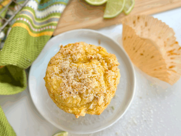 Lime-Glazed Banana Mango Muffins