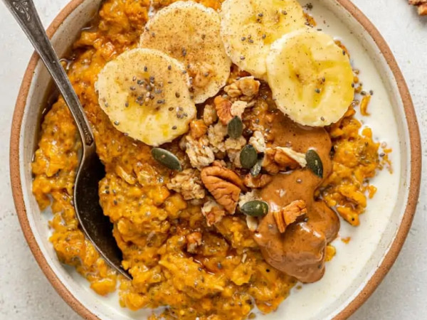Quick and Simple Pumpkin Oatmeal