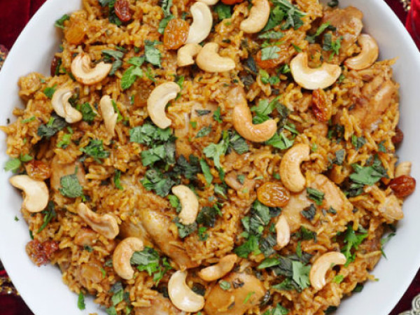 Fast Chicken Biryani Made in the Instant Pot®