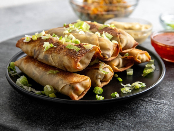 ELLE's Twist on Baked Egg Rolls