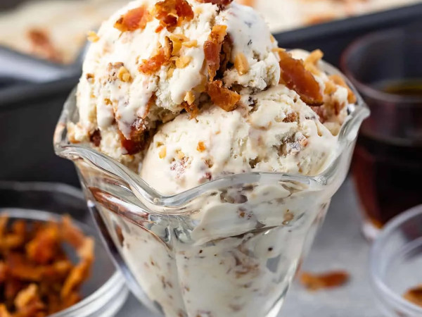Ice Cream with Bacon Candies