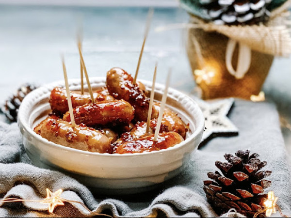 Mini Sausages with Orange Glaze