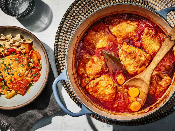 Savory Goulash Featuring Chicken and Pumpkin