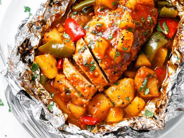 Oven-Baked Chicken in Foil