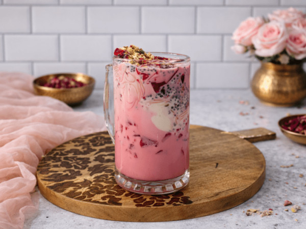Coconut and Rose Infused Milkshake