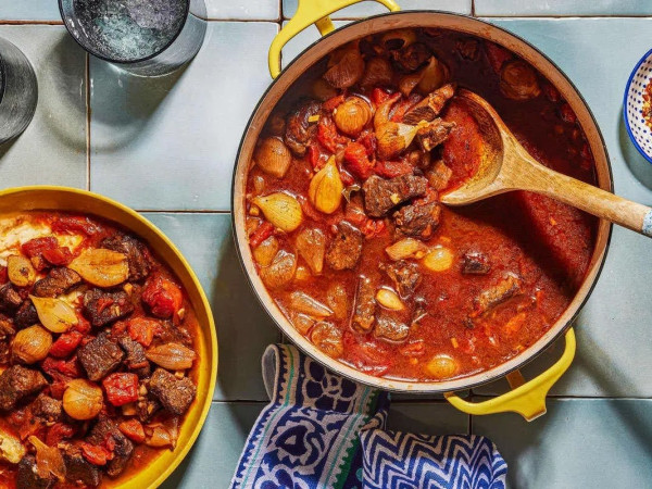 Hearty Greek-Inspired Beef Stew
