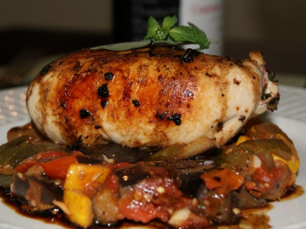 Chicken-Stuffed Ratatouille