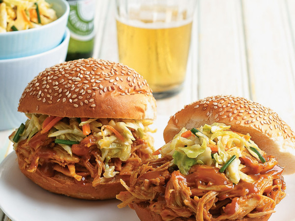 BBQ Pulled Turkey Sandwiches