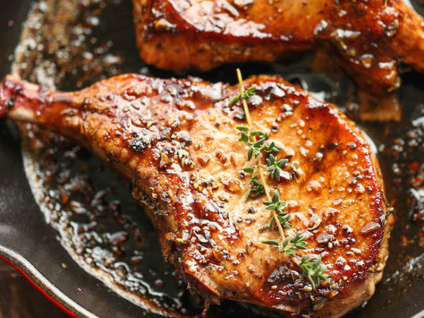 Deliciously Sweet Pork Chops Stewed