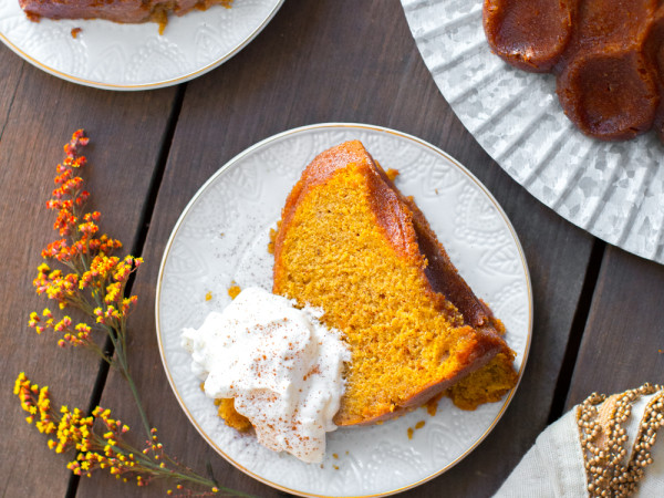 Carrot Bundt® Cake Finished with Orange-Bourbon Glaze