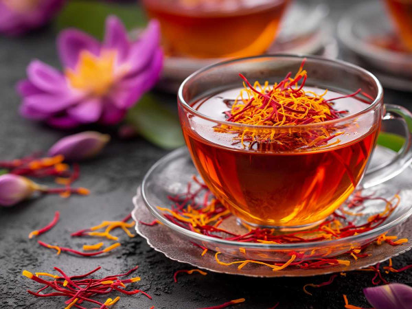 Vibrant Saffron Tea Marinade