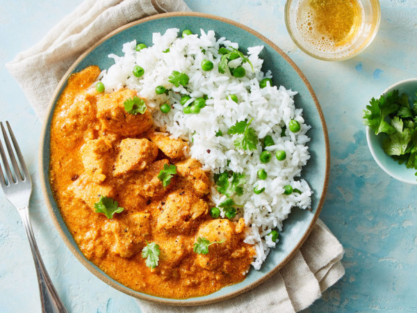 Chicken Filled with Papaya and Basmati Rice