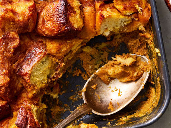 Autumn Pumpkin Bread Pudding
