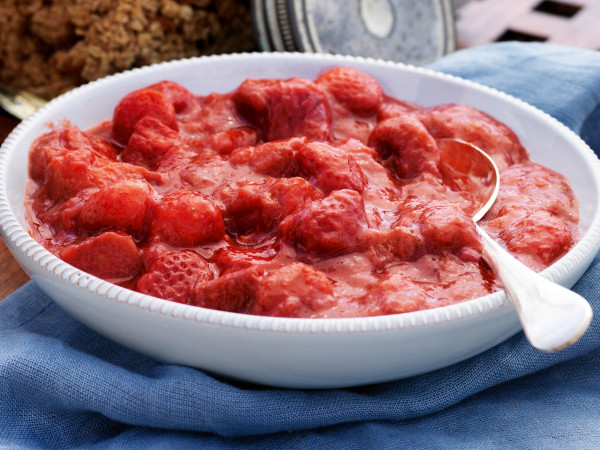 Compote of Rhubarb and Strawberries