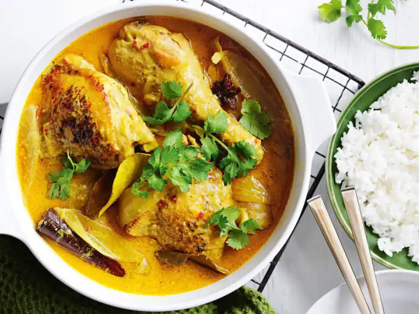 Chicken Curry with Mango, Malaysian Recipe