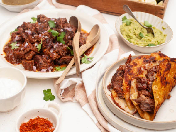 Tender Beef Brisket in Chipotle Tomatillo Sauce