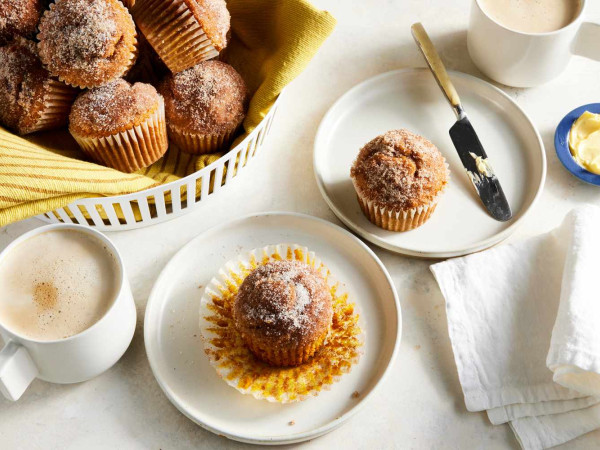 Spiced Muffins Made with Pumpkin and Molasses